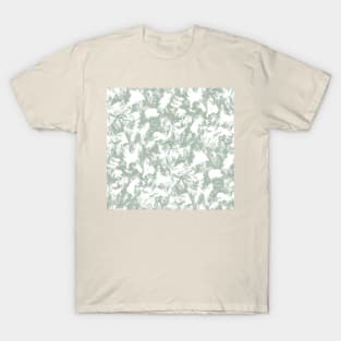 Sage Contrast Brushstrokes T-Shirt